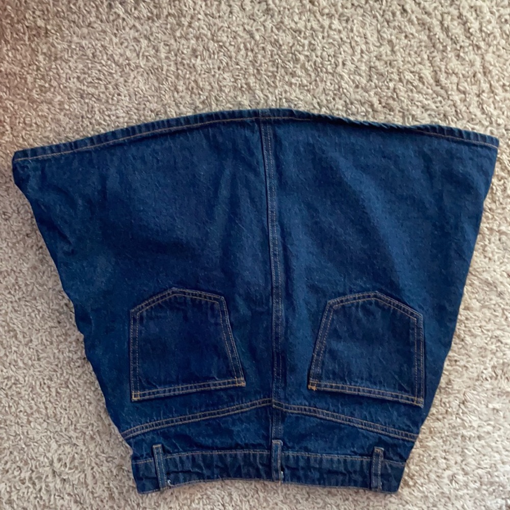 Gently worn denim skater skirt
